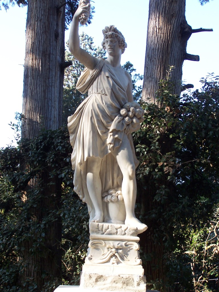 Autumn and Summer, Pietro Francavilla, white marble, late 16th C.