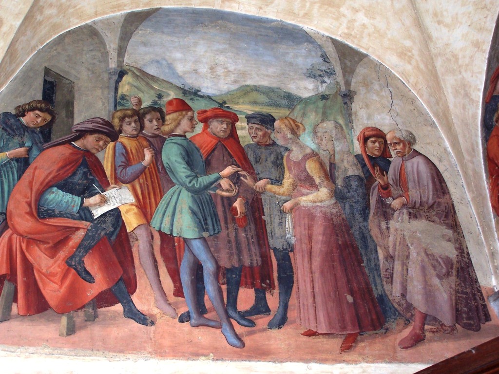 Buonomini - Ghirlandaio fresco 1