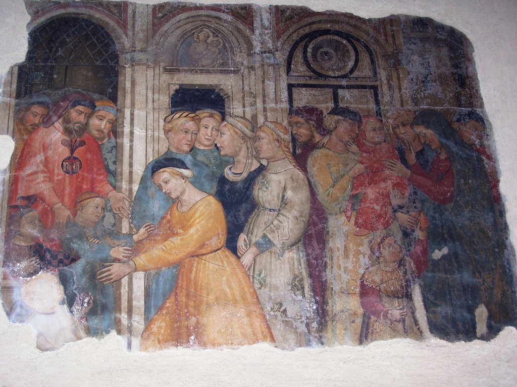 Buonomini - Ghirlandaio fresco 12