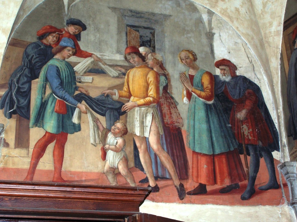 Buonomini - Ghirlandaio fresco 3