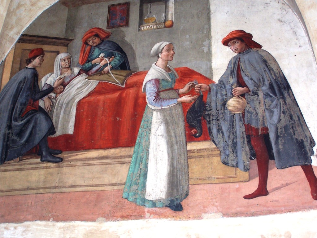 Buonomini - Ghirlandaio fresco 4