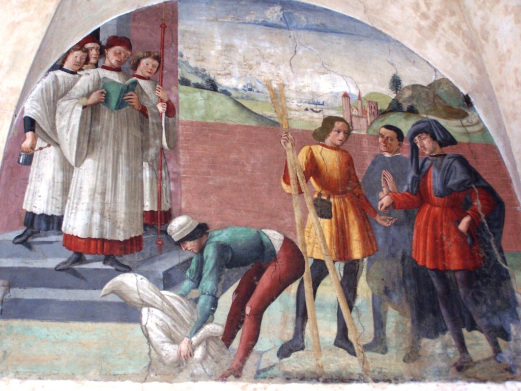 Buonomini - Ghirlandaio fresco 7