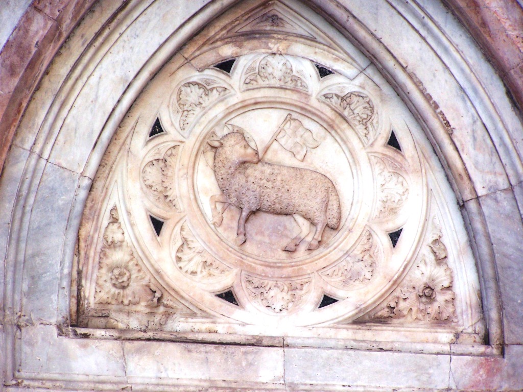Giotto's Campanile entrance - detail 2