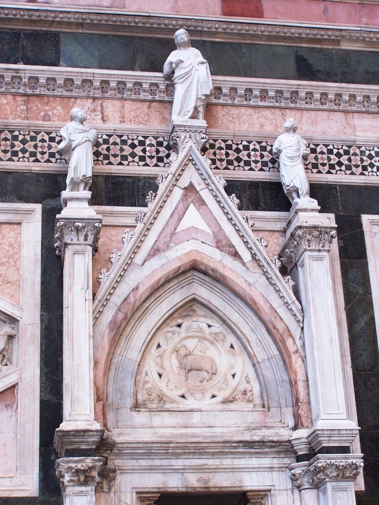 Giotto's Campanile entrance - detail