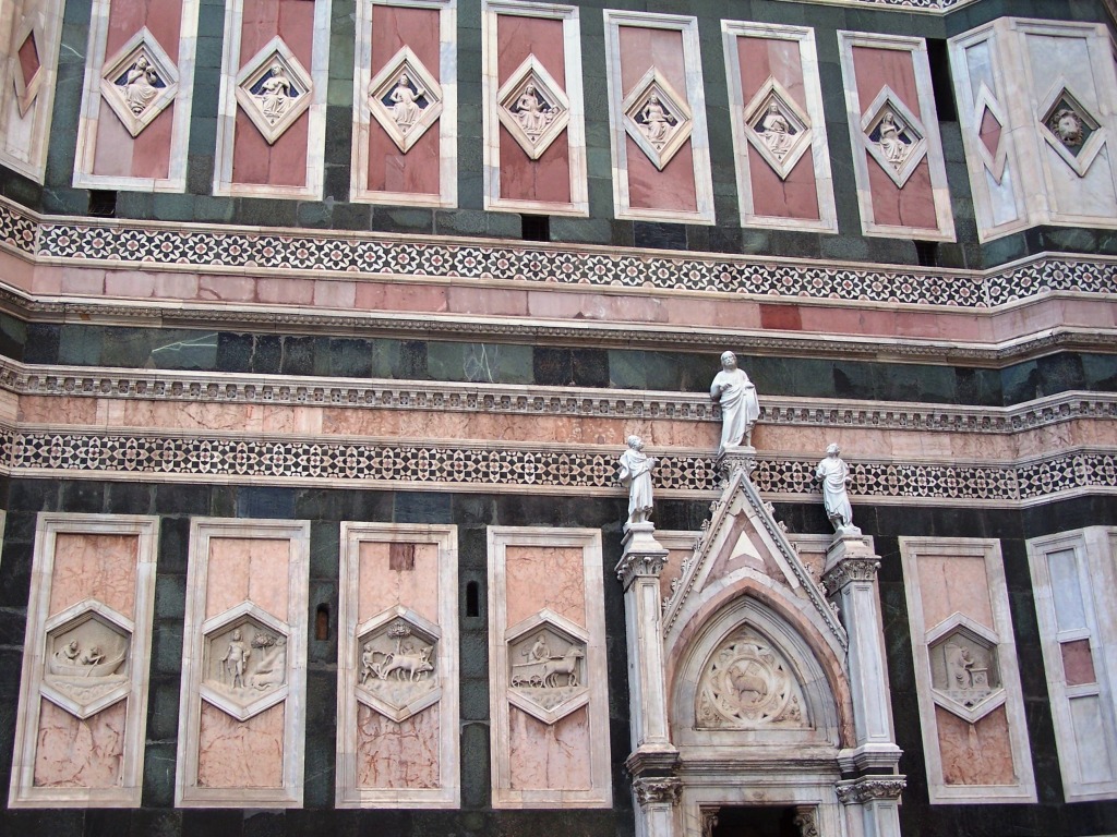 Giotto's Campanile - wall b2